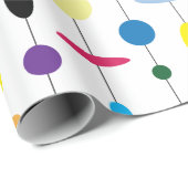 レトロヴィンテージミッドセンチュリーモダンラッピング紙 ラッピングペーパー (ロールコーナー)