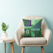 レトロヴィンテージメンフィスファッションスタイルパターン。イルス クッション (椅子)