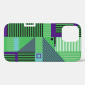 レトロヴィンテージメンフィスファッションスタイルパターン。イルス Case-Mate iPhoneケース (裏面 (横))