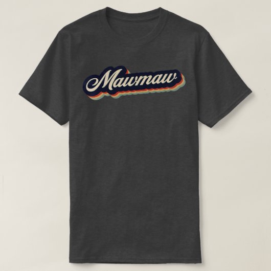 レトロヴィンテージモウ Tシャツ (デザイン正面)
