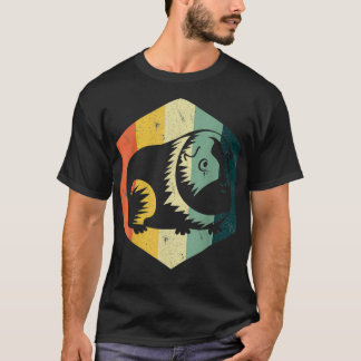 レトロヴィンテージモルモット豚Tシャツウィメンズ Tシャツ