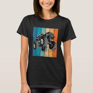 レトロヴィンテージモンスタートラックオフロードレーシングチーム Tシャツ