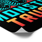 レトロヴィンテージモンスタートラック ポスター (角)