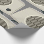 レトロヴィンテージラジオMid-Centuryオーディモダンオ ラッピングペーパー