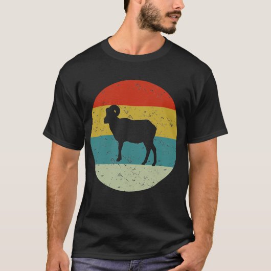 レトロヴィンテージラム Tシャツ (正面)