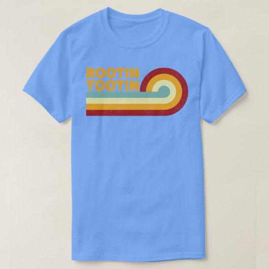 レトロヴィンテージルーティントタン Tシャツ (デザイン正面)