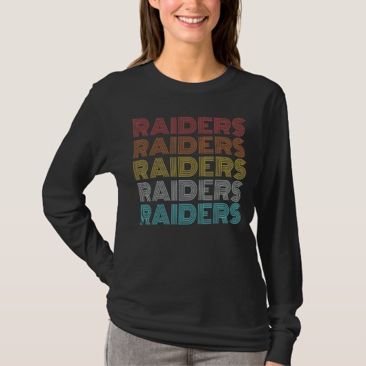 レトロヴィンテージレイダース Tシャツ (正面)