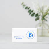 レトロヴィンテージレイ抽象芸術トレンディー名 名刺 (スタンド正面)