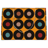 レトロヴィンテージレコード音楽 ラージペーパーバッグ