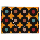 レトロヴィンテージレコード音楽 ラージペーパーバッグ