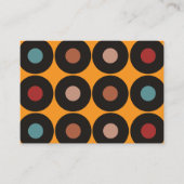 レトロヴィンテージレコードDjディージェイミュージシャン 名刺 (正面)