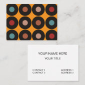 レトロヴィンテージレコードDjディージェイミュージシャン 名刺 (正面/裏面)