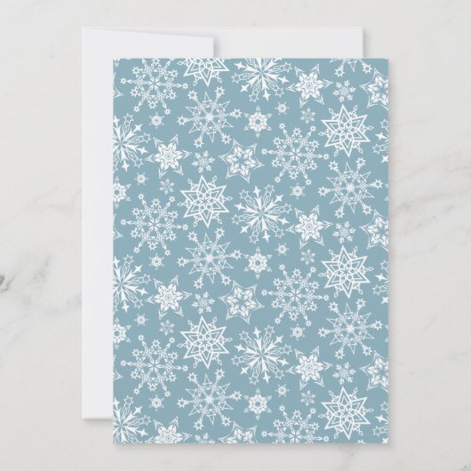 レトロヴィンテージレッドファームトラッククリスマスパーティー 招待状 (裏面)