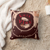 レトロヴィンテージロガー枕 クッション (ブランケット)