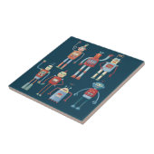 レトロヴィンテージロボット タイル (側面)