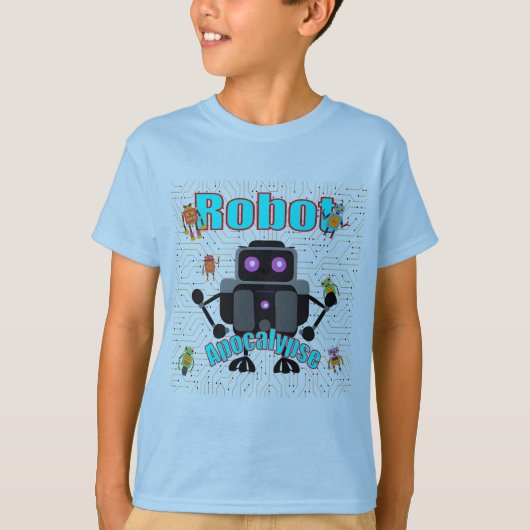 レトロヴィンテージロボットTシャツ Tシャツ (正面)