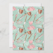 レトロヴィンテージ主婦50のブライダルシャワー 招待状 (裏面)