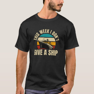 レトロヴィンテージ今週は与え船がない Tシャツ