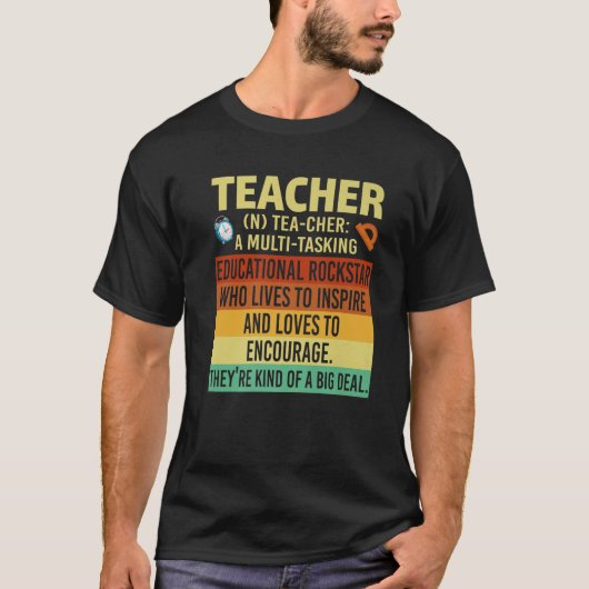 レトロヴィンテージ先生教え定義の恋人Te Tシャツ (正面)