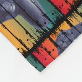 レトロヴィンテージ制御装置コンソール用ビデオゲーム機 フリースブランケット (角)