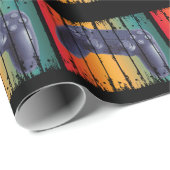 レトロヴィンテージ制御装置コンソール用ビデオゲーム機 ラッピングペーパー (ロールコーナー)