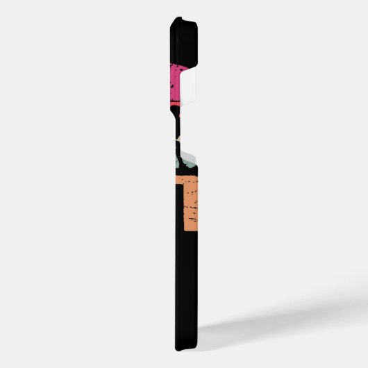 レトロヴィンテージ叔母ディスクゴルフギフト iPhoneケース (左側面)