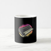 レトロヴィンテージ合成器 コーヒーマグカップ (中央)