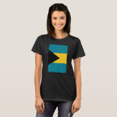 レトロヴィンテージ国旗バハマ Tシャツ (正面フル)
