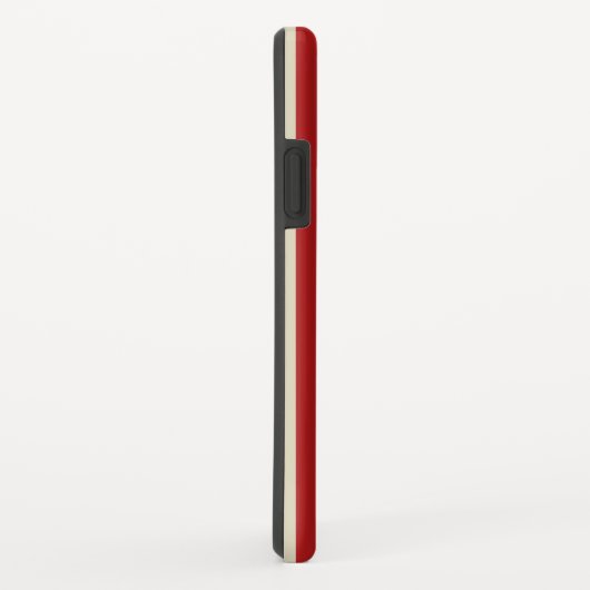 レトロヴィンテージ垂直ポップコーンクラシックストライプ Case-Mate iPhoneケース (裏面/右)