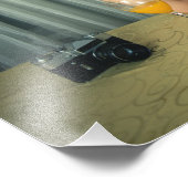 レトロヴィンテージ女性 フォトプリント            (角)