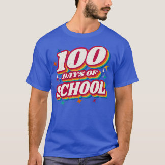 レトロヴィンテージ学校の100日 Tシャツ