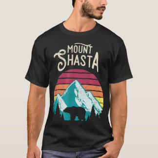レトロヴィンテージ山シャスタカリフォルニアマウンテンズビー Tシャツ