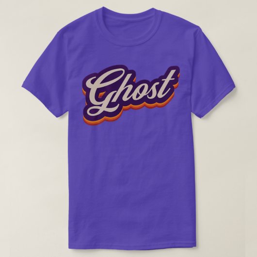 レトロヴィンテージ幽霊 Tシャツ (デザイン正面)