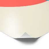 レトロヴィンテージ幾何学的リスク計、リスク フォトプリント            (角)