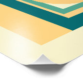 レトロヴィンテージ幾何学的リスク計、リスク フォトプリント            (角)