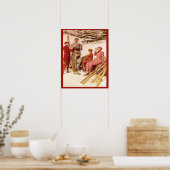 レトロヴィンテージ広告ズ,スキーポスター,ファッション ポスター (キッチン)