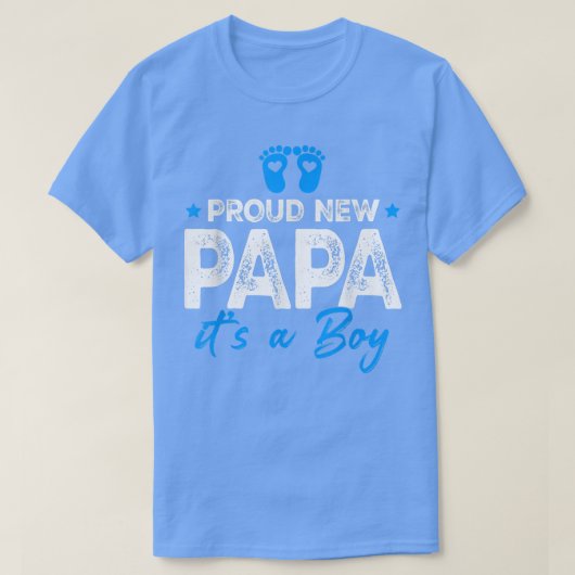 レトロヴィンテージ性誇りを持った新しいパパIt's A Tシャツ (デザイン正面)