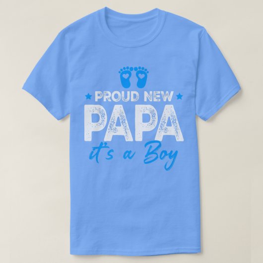 レトロヴィンテージ性誇りを持った新しいパパIt's A Tシャツ (デザイン正面)