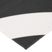 レトロヴィンテージ抽象芸術アーチライン白黒 テーブルクロス (アングル)