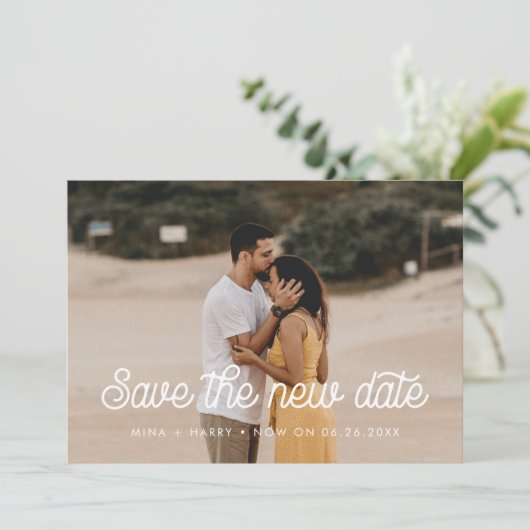 レトロヴィンテージ救スクリプトの新日付 案内状 (スタンド正面)