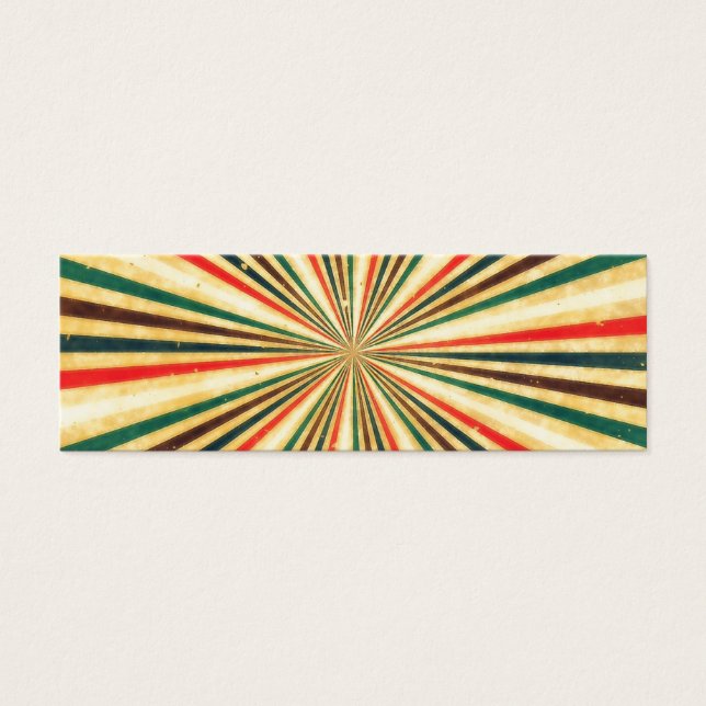 レトロヴィンテージ数々の色の旋回パターン (正面)