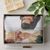 レトロヴィンテージ料理レディーデクページ 薄葉紙 (ギフト)