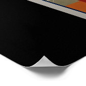 レトロヴィンテージ旅行デザインポスター ポスター (角)