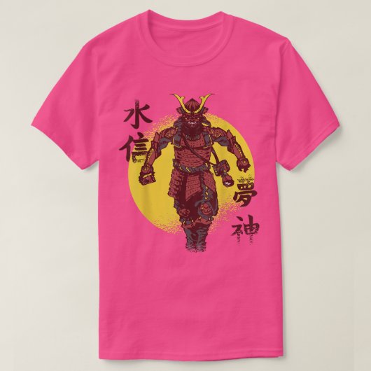 レトロヴィンテージ日本のカメラ戦士サムライフォト Tシャツ (デザイン正面)