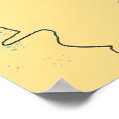 レトロヴィンテージ日本のバラセーラーグラフィック ポスター (角)