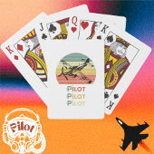 レトロヴィンテージ日没、航空対空機 トランプ