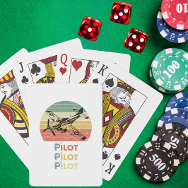 レトロヴィンテージ日没、航空対空機 トランプ