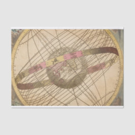 レトロヴィンテージ星図星占い記号globe 薄葉紙