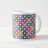 レトロヴィンテージ星型 ジャンボコーヒーマグカップ (正面右)