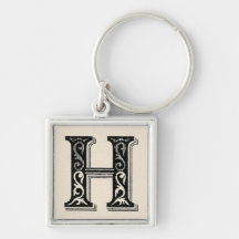 レトロヴィンテージ書体Hモノグラム